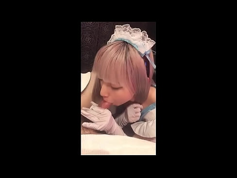 ❤️ Japanese Idol [mayuka], Frânsk faam kostúm, diel 1, blowjob en jerk off mei lotion ❌ Anale porno by wy